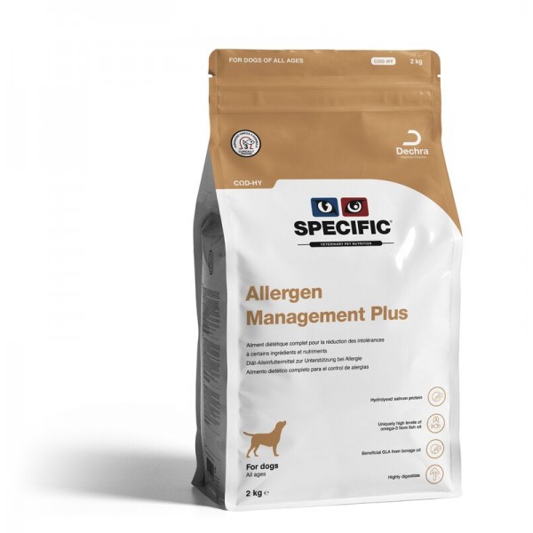 Specific COD-HY hüdrolüüsitud toit allergiaga koerale 7 kg