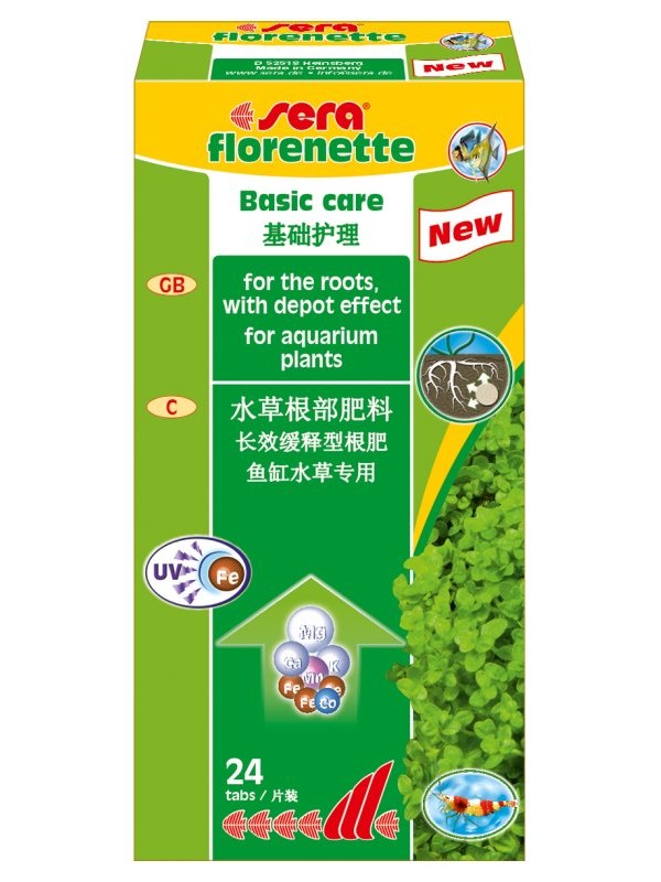 Удобрение для аквариумных растений florenette, 24тбл