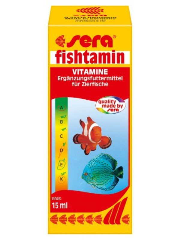 Sera \'fishtamin\' 15 ml. Sera \'fishtamin\' 15 ml.