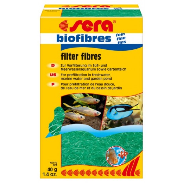Sera filtri elemt \'biofibres\' väike 40g.